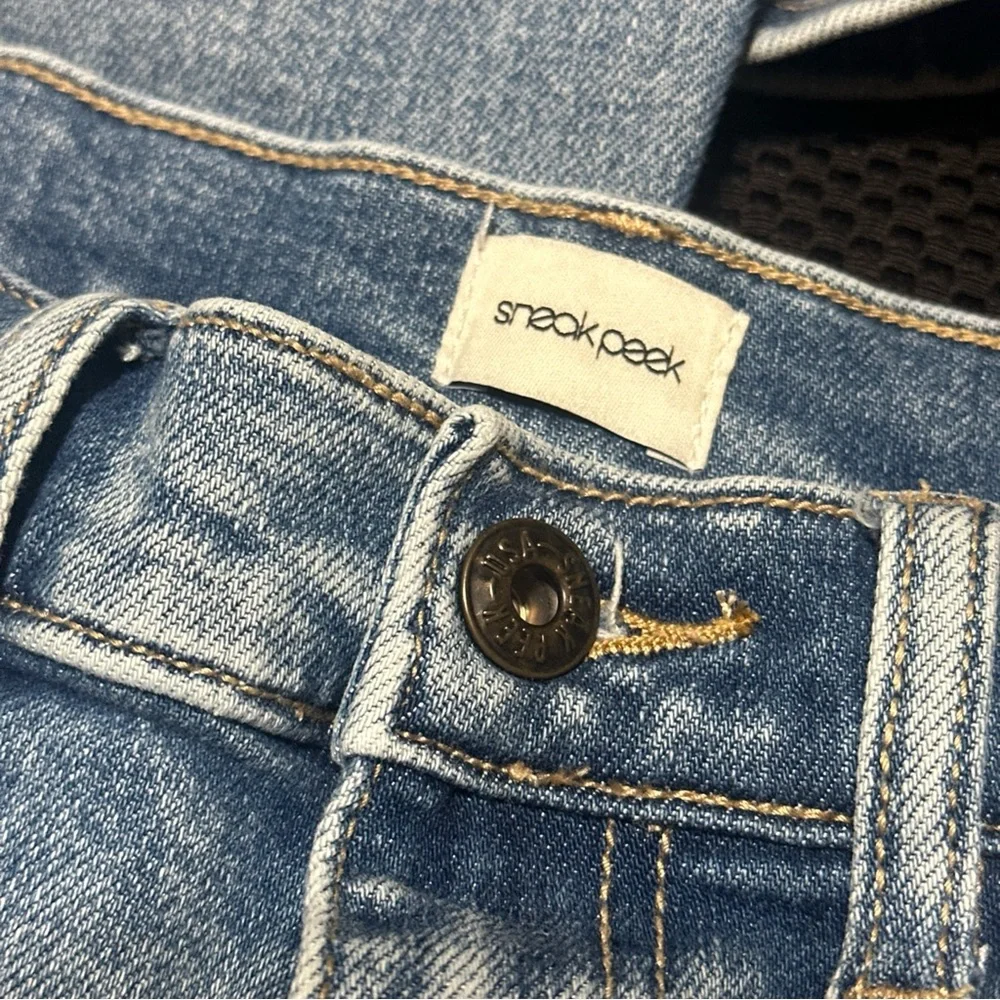 SOLD Sneak Peek Women’s Size 1 W25 Flare Jeans Light Wash Classic Casual - Picture 3 of 8